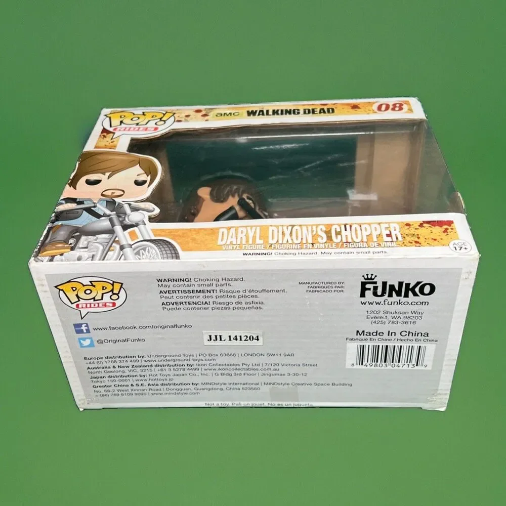 Funko Pop! Rides Vinyl: The Walking Dead - Daryl Dixon's Chopper #08